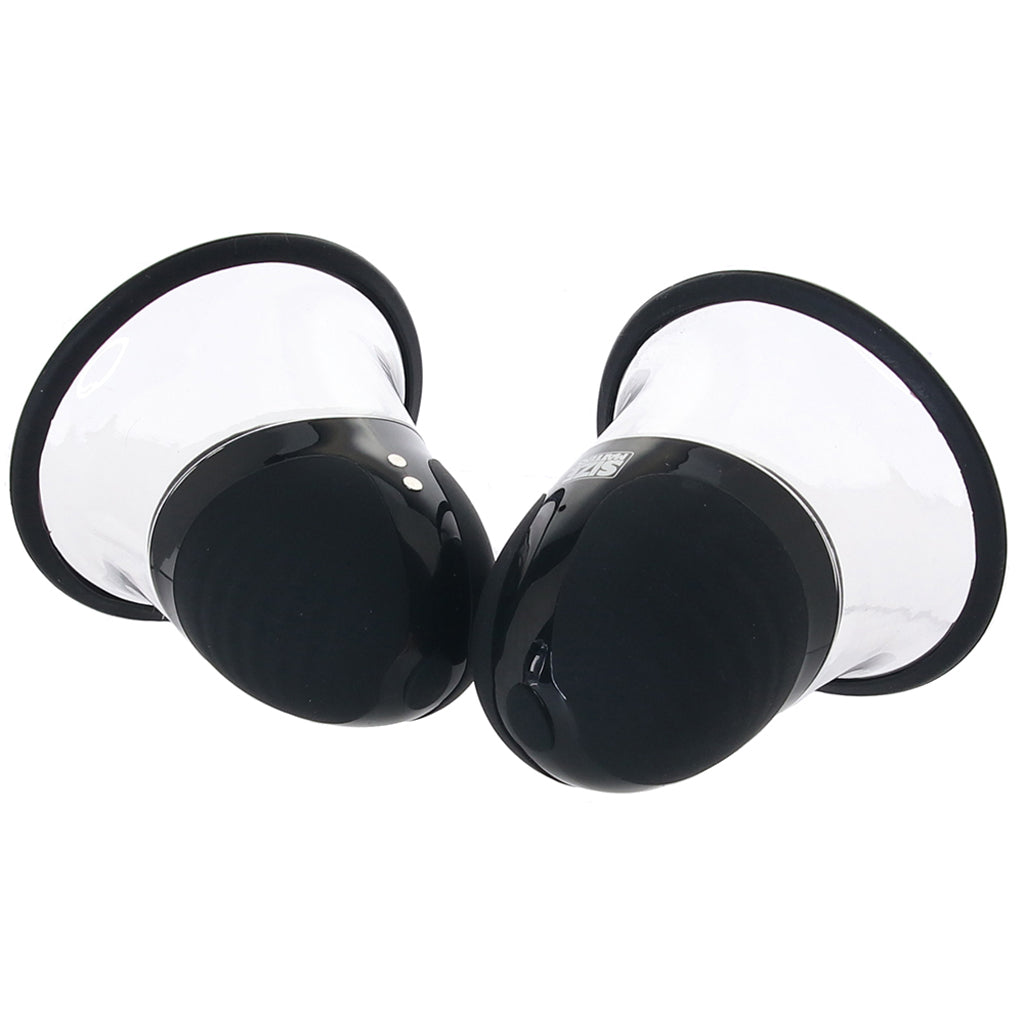 Size Matters Rotating Nipple Suckers in Black Bondage and Fetish > Nipple Stimulators & Clamps