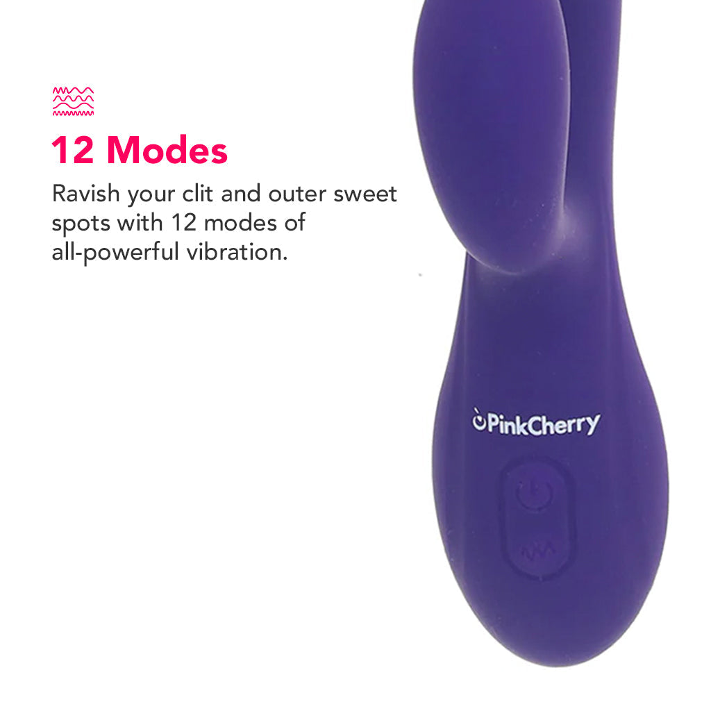 PinkCherry G-Spot Dual Rabbit Vibrator Vibrators > Rabbit Vibrators