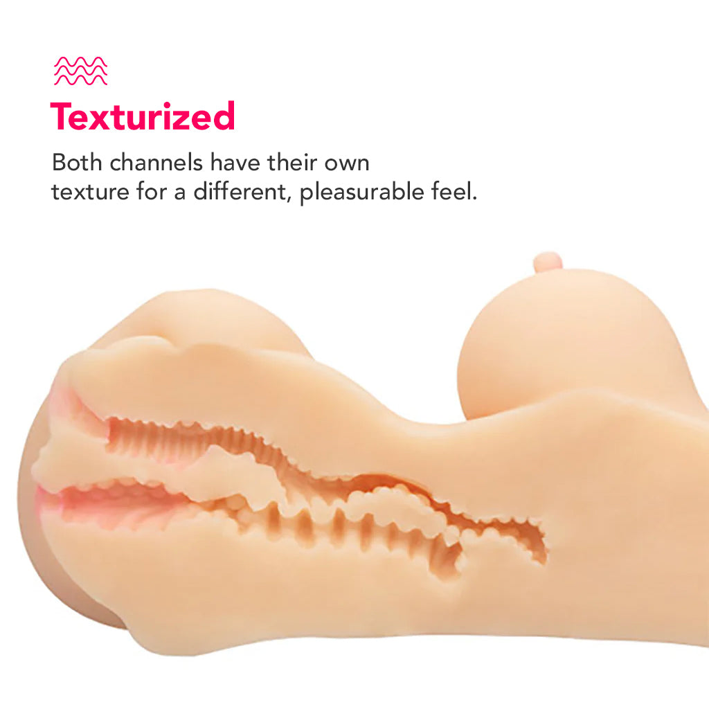 Stroke It Body Banger Masturbator in Ivory Male Masturbators > Realistic Butts