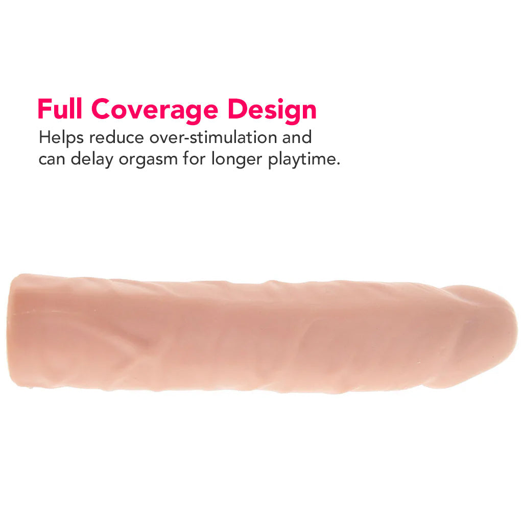 RealRock Penis Sleeve 7 Inch Extender in White Male Enhancement > Extenders and Sleeves
