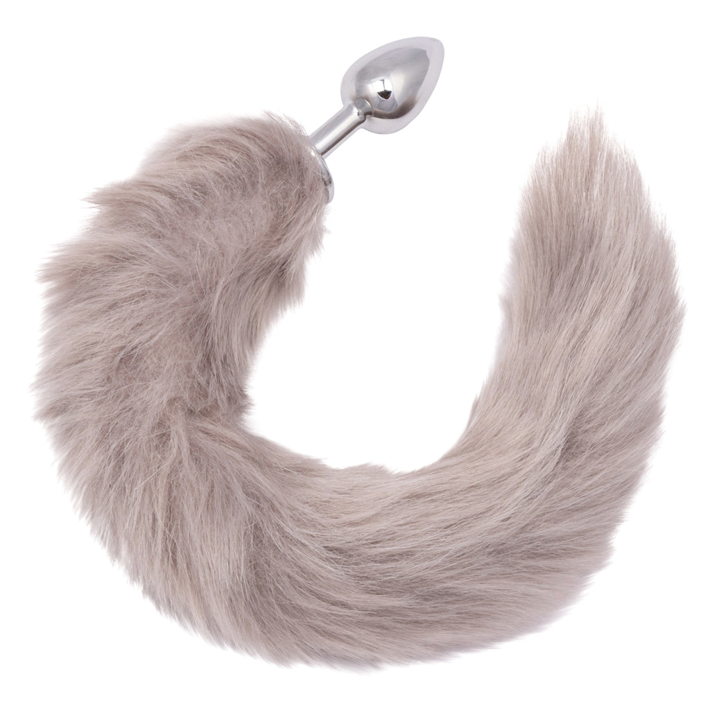 Running Wild Grey Tail Plug Anal Sex Toys > Butt Plugs