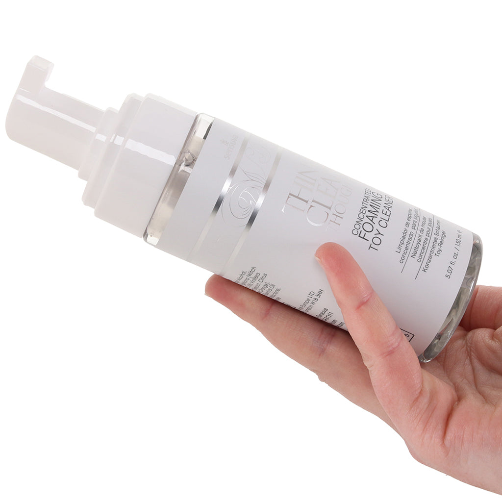 Think Clean Thoughts Foaming Toy Cleaner 5.07oz Lubes and Lotions > Sex Toy Cleaner