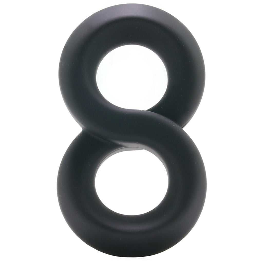 Renegade Super Stretchable Infinity Ring in Black Cock Rings