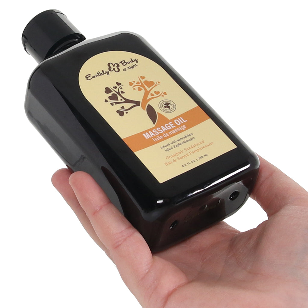 At Night Massage Oil 8.4oz/250ml in Grapefruit Sandalwood Lubes and Lotions > Erotic Massage Oils