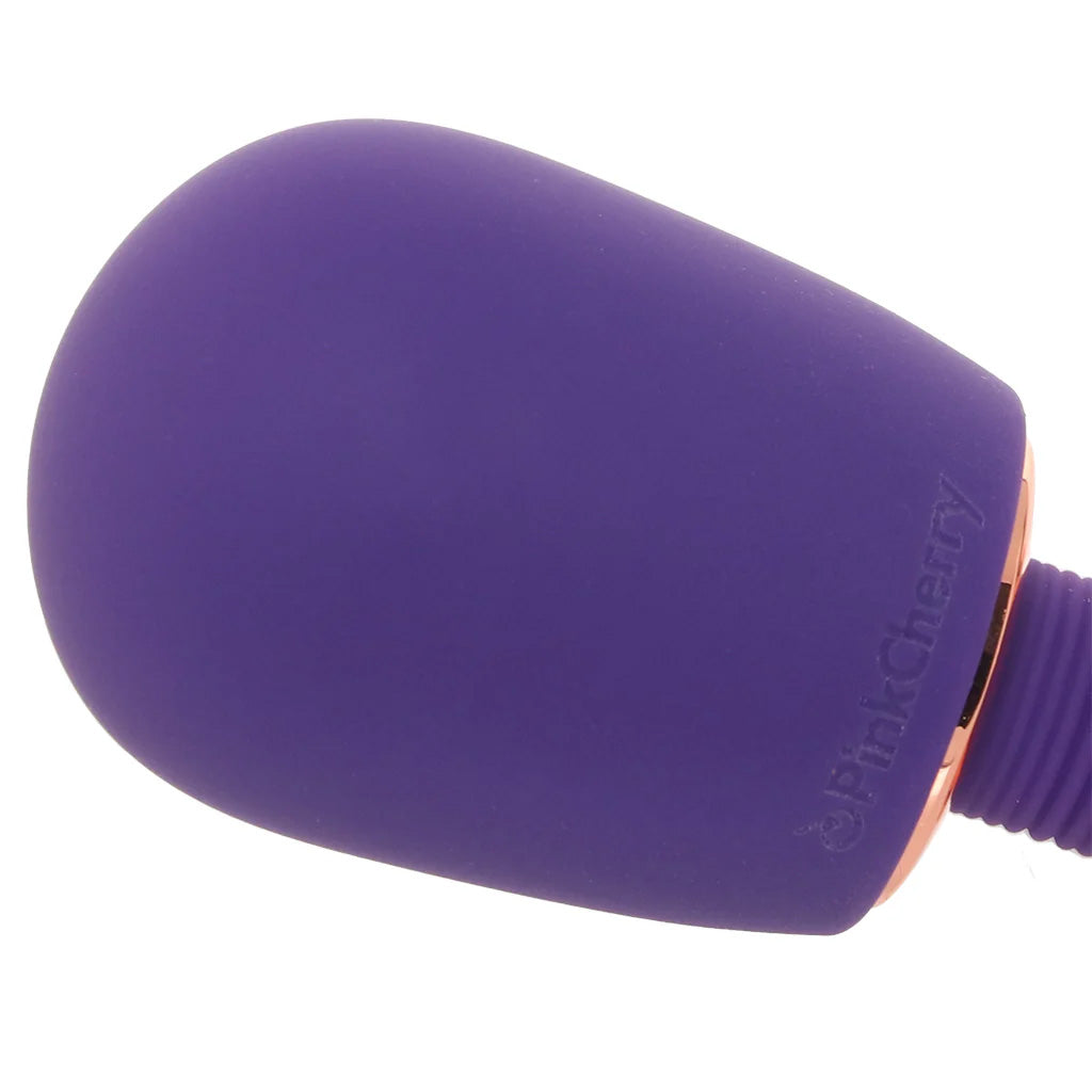 PinkCherry Luxury Slim Rechargeable Wand in Purple Vibrators > Wands
