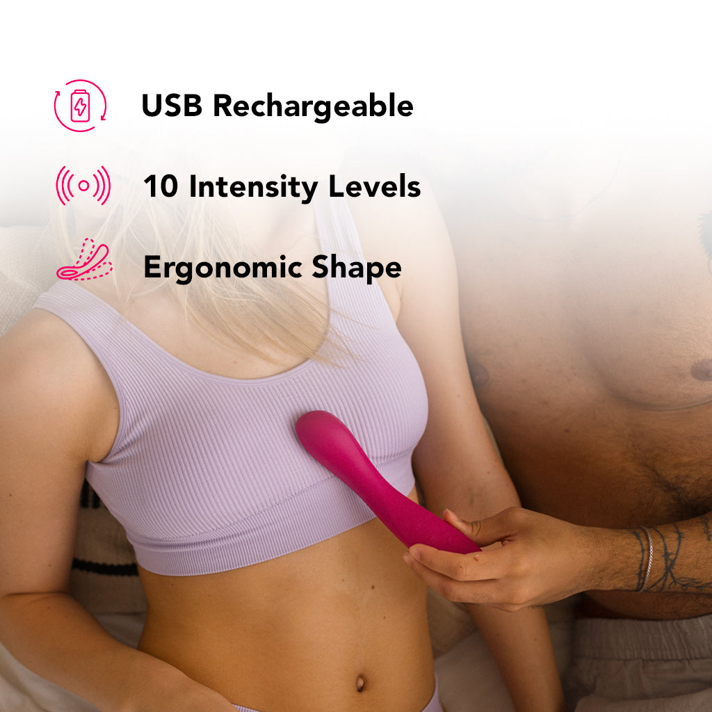 We-Vibe Rave 2 Silicone G-Spot Vibe in Fuschia Vibrators > G-Spot Vibrators