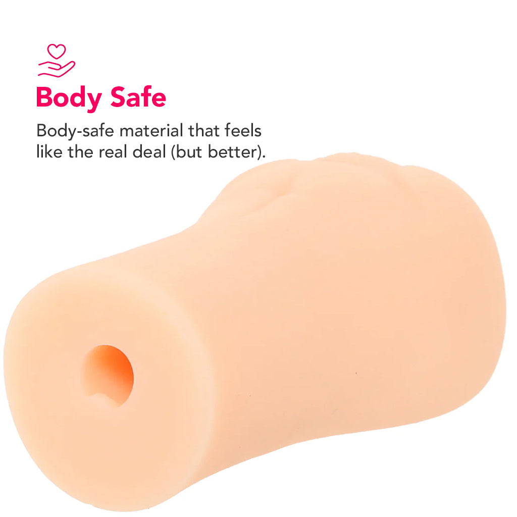 PinkCherry PureSkin Male Stroker in Ivory Male Masturbators > Pocket Strokers