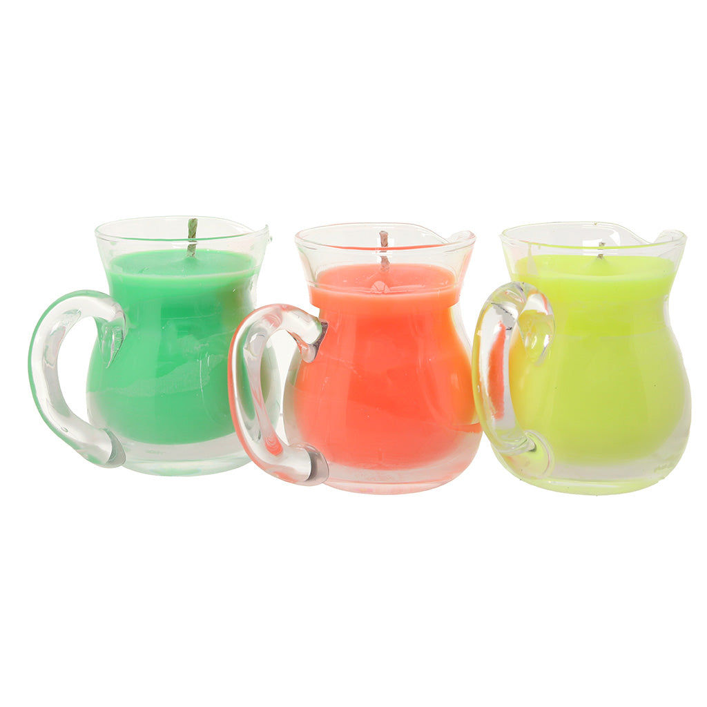 Master Series Glow Pour UV Drip Candle Set Bondage and Fetish > Tools & Accessories