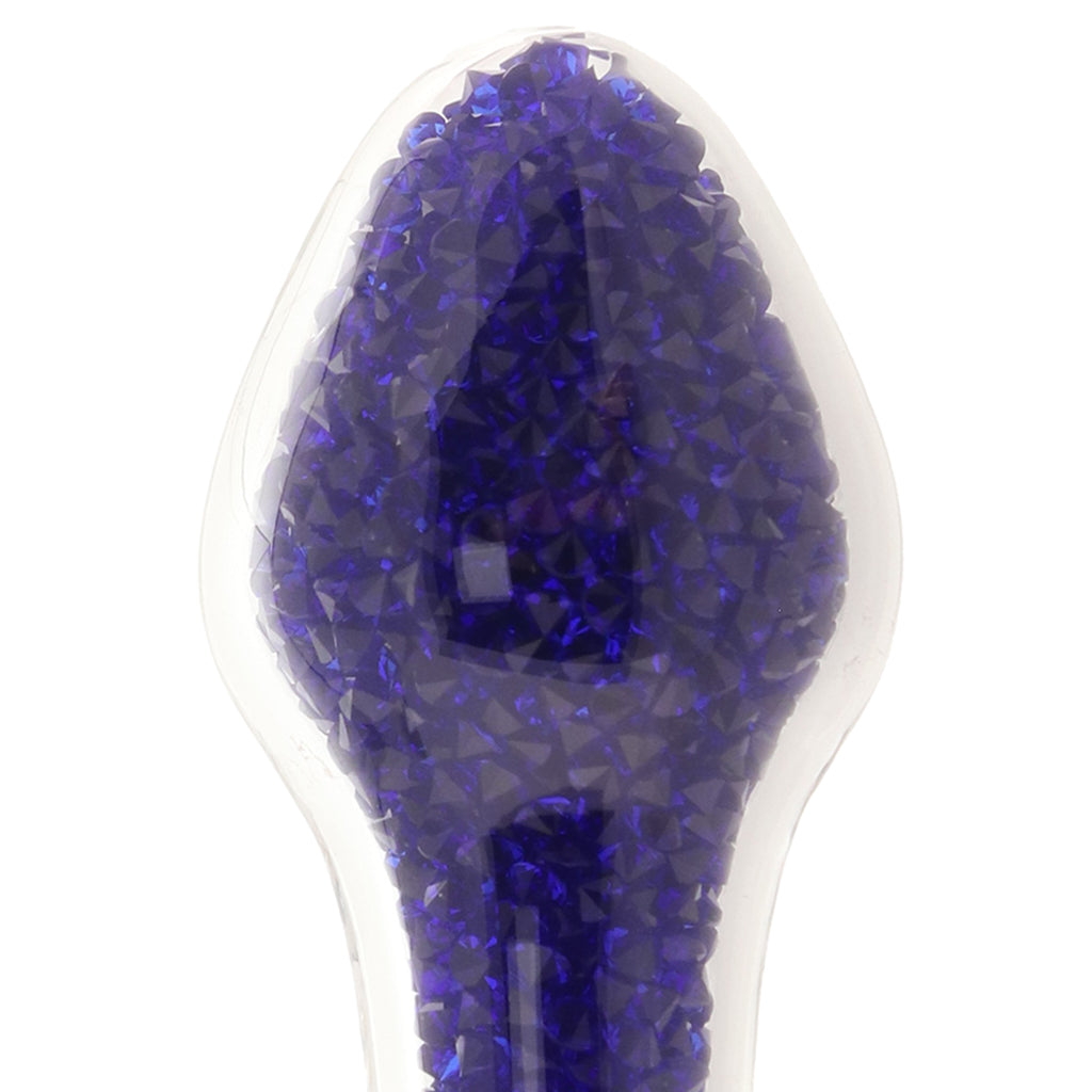 Oh My Gem Lustre Glass Butt Plug in Blue Anal Sex Toys > Butt Plugs