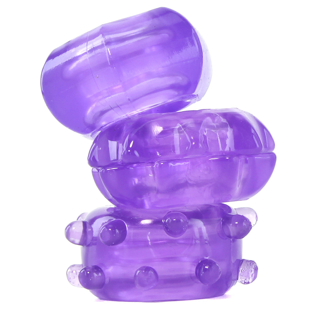 Reversible Cock Ring Set in Purple Cock Rings