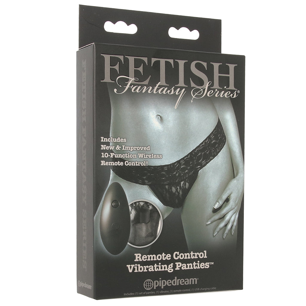 Fetish Fantasy Ltd Remote Panties in Black Vibrators > Wearable & Panty Vibrators