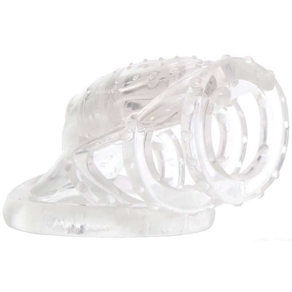 Dr. Love's Zinger Vibrating Cock Cage in Clear Bondage and Fetish > Cock and Ball Devices
