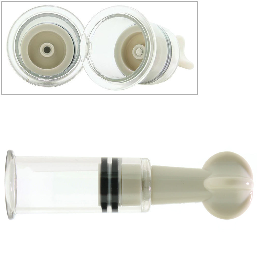 Pumped Small Nipple Suction Set in Clear Bondage and Fetish > Nipple Stimulators & Clamps