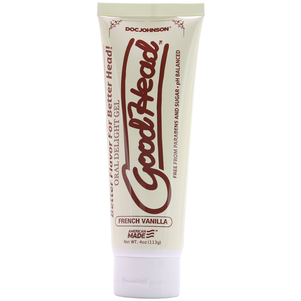 GoodHead Oral Delight Gel 4oz/113g in French Vanilla Lubes and Lotions > Flavored Sex Lubes
