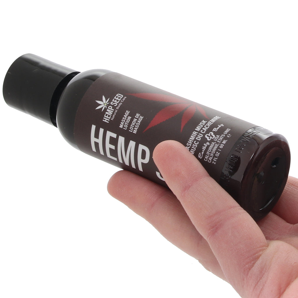 Hemp Seed Massage Lotion 2oz/60ml in Kashmir Musk Lubes and Lotions > Erotic Massage Oils