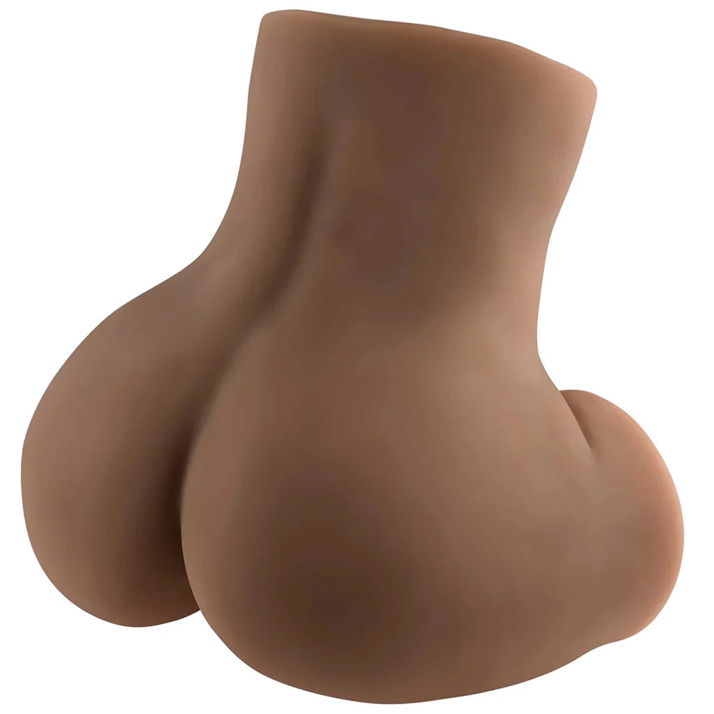 Rear Beauty Sucking & Vibrating Masturbator in Dark Male Masturbators > Realistic Butts