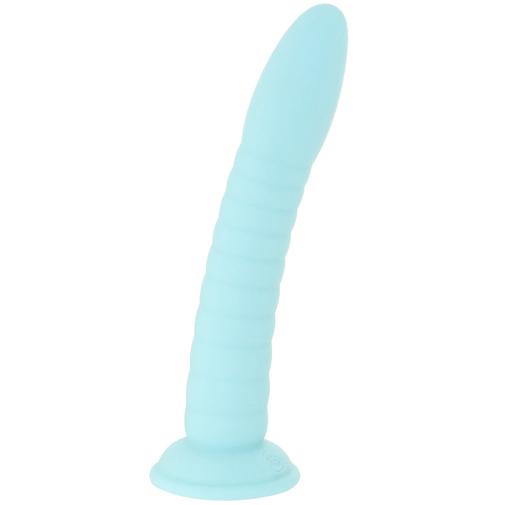 Dillio Platinum Wild Thing 7 Inch Dildo in Teal Dildo Sex Toys > G-Spot Dildos