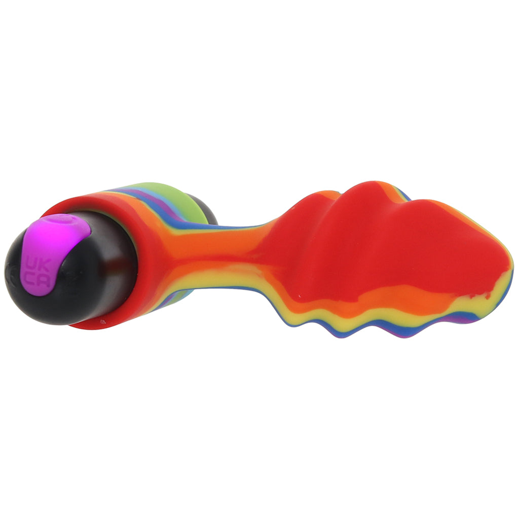 Bang! Vibrating Rainbow Butt Plug with Remote Anal Sex Toys > Butt Plugs