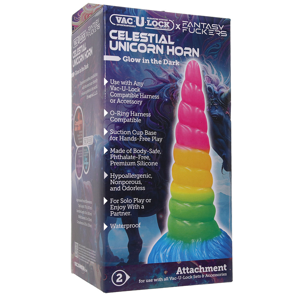 Fantasy F*ckers Celestial Unicorn Vac-U-Lock Dildo Dildo Sex Toys > Anal Dildos
