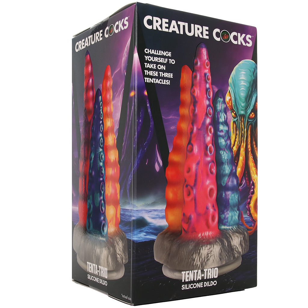 Creature Cocks Tenta-Trio Silicone Dildo Dildo Sex Toys > Fantasy Dildos