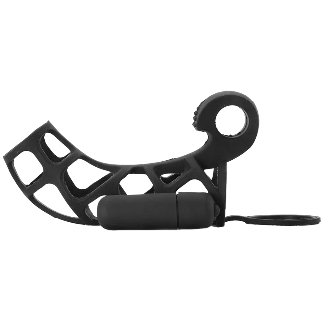 Extreme Silicone Power Cage in Black Bondage and Fetish > Cock and Ball Devices