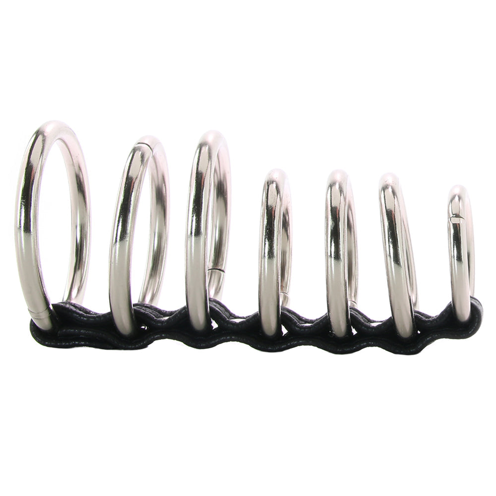 Blue Line 7 Ring Gates of Hell Cock Cage Bondage and Fetish > Tools & Accessories