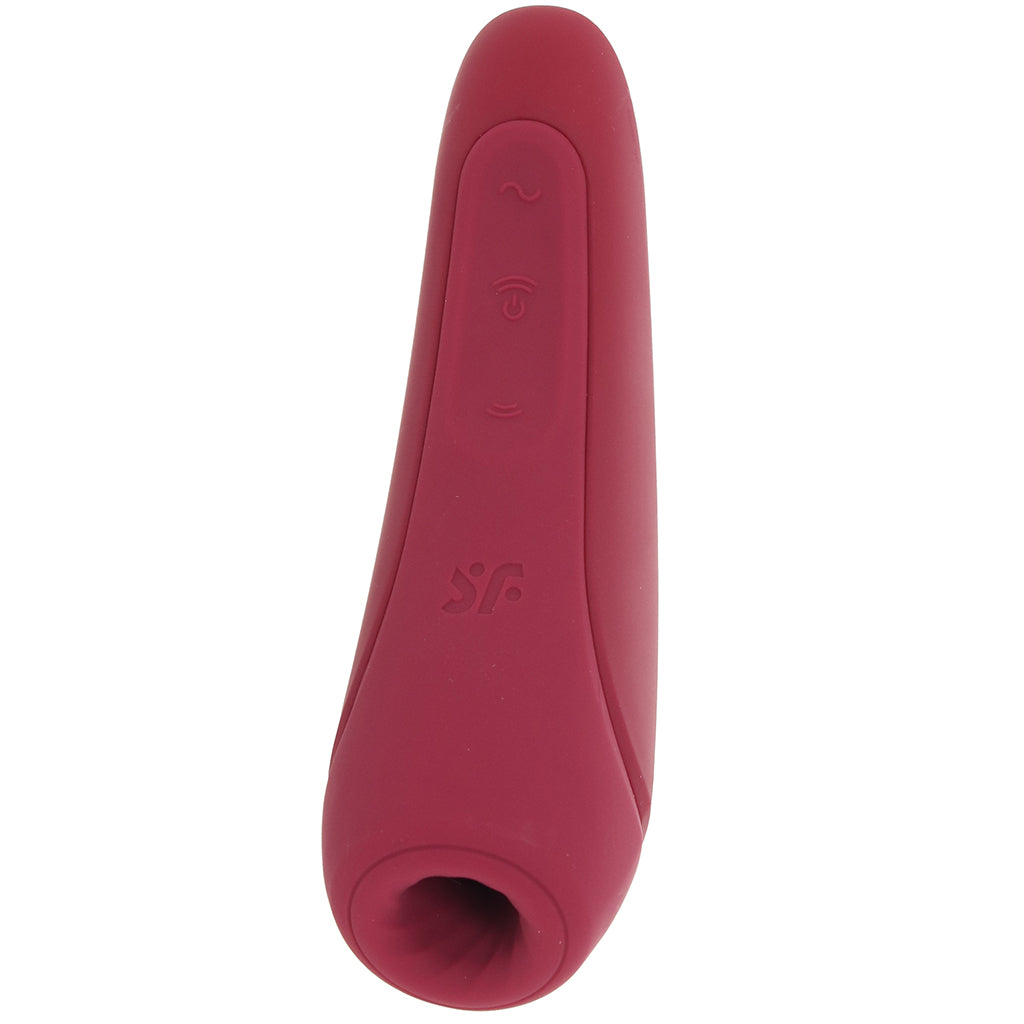 Satisfyer Curvy 1+ Air Pulse Stimulator in Rose Red Vibrators > Clitoral Stimulators