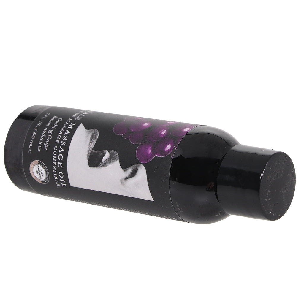 Edible Massage Oil 2oz/60ml in Gushing Grape Sensual Love > Massage