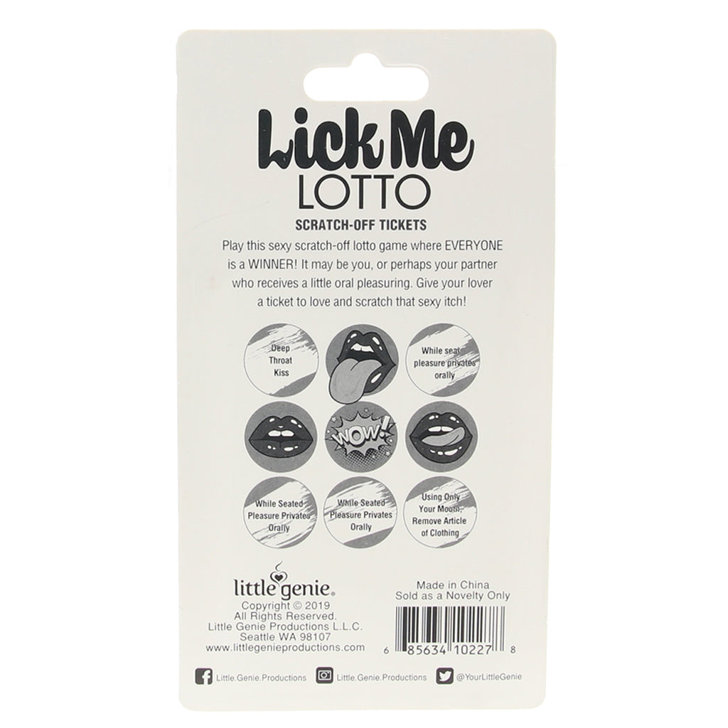 Lick Me Lotto Scratch Card Sensual Love > Games