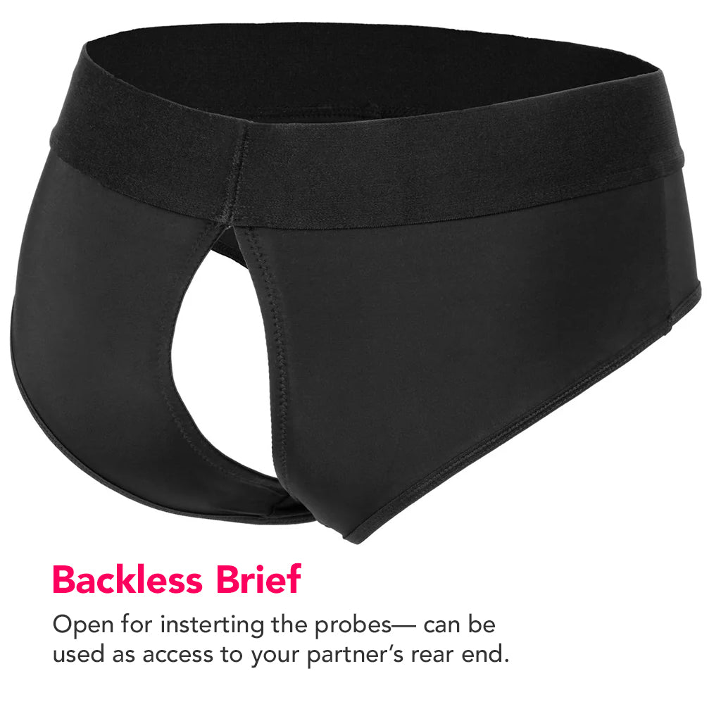Her Royal Harness Backless Brief /M Dildo Sex Toys > Strap-On and Harnesses