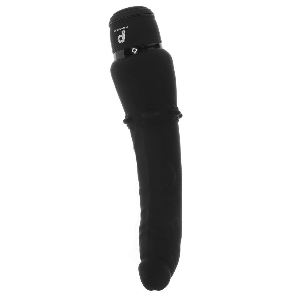 Power Cock 7 Inch Slim Realistic Vibe in Black Vibrators > Realistic Vibrator Dildos