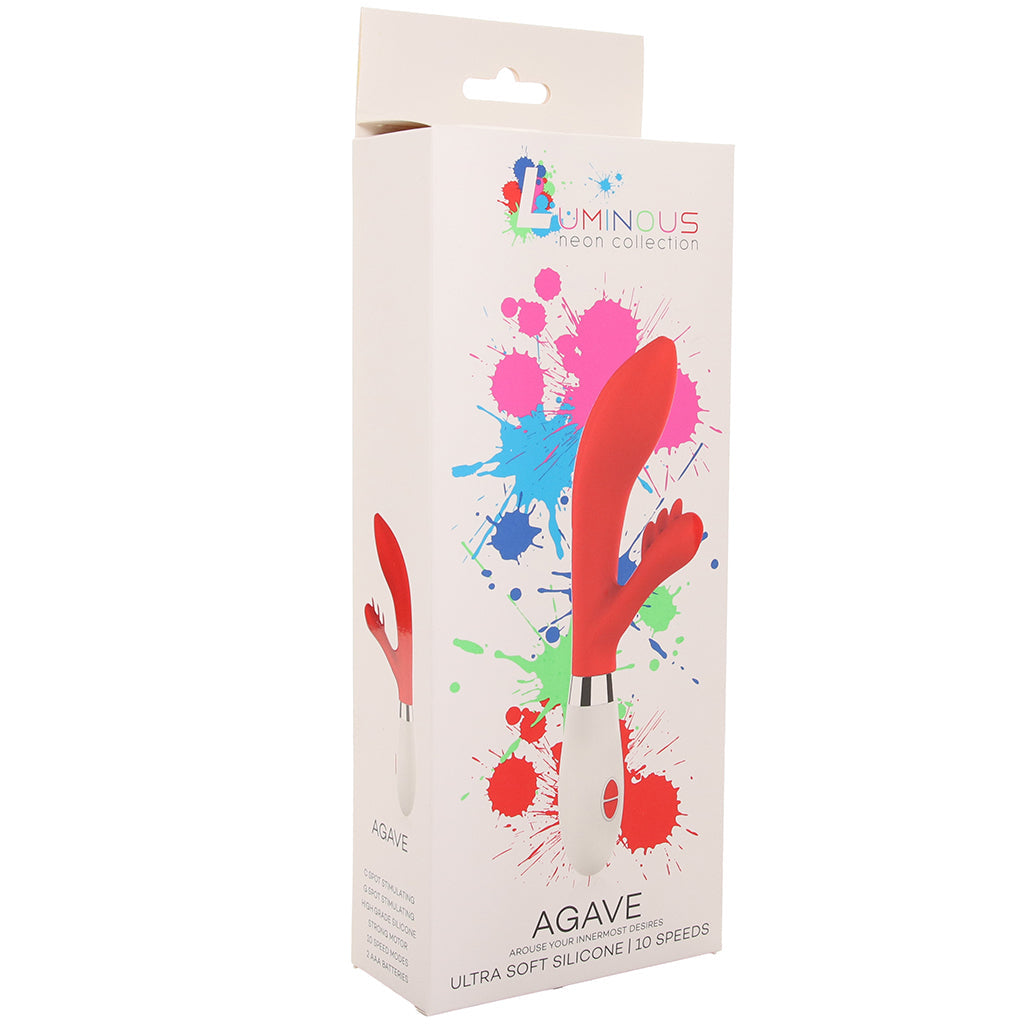 Luminous Agave Rabbit Vibe in Red Vibrators > Rabbit Vibrators