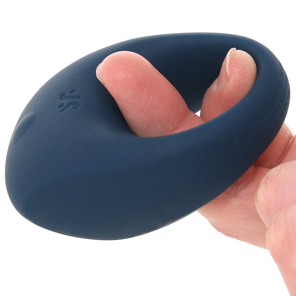Satisfyer Strong One Ring Vibe in Blue Cock Rings