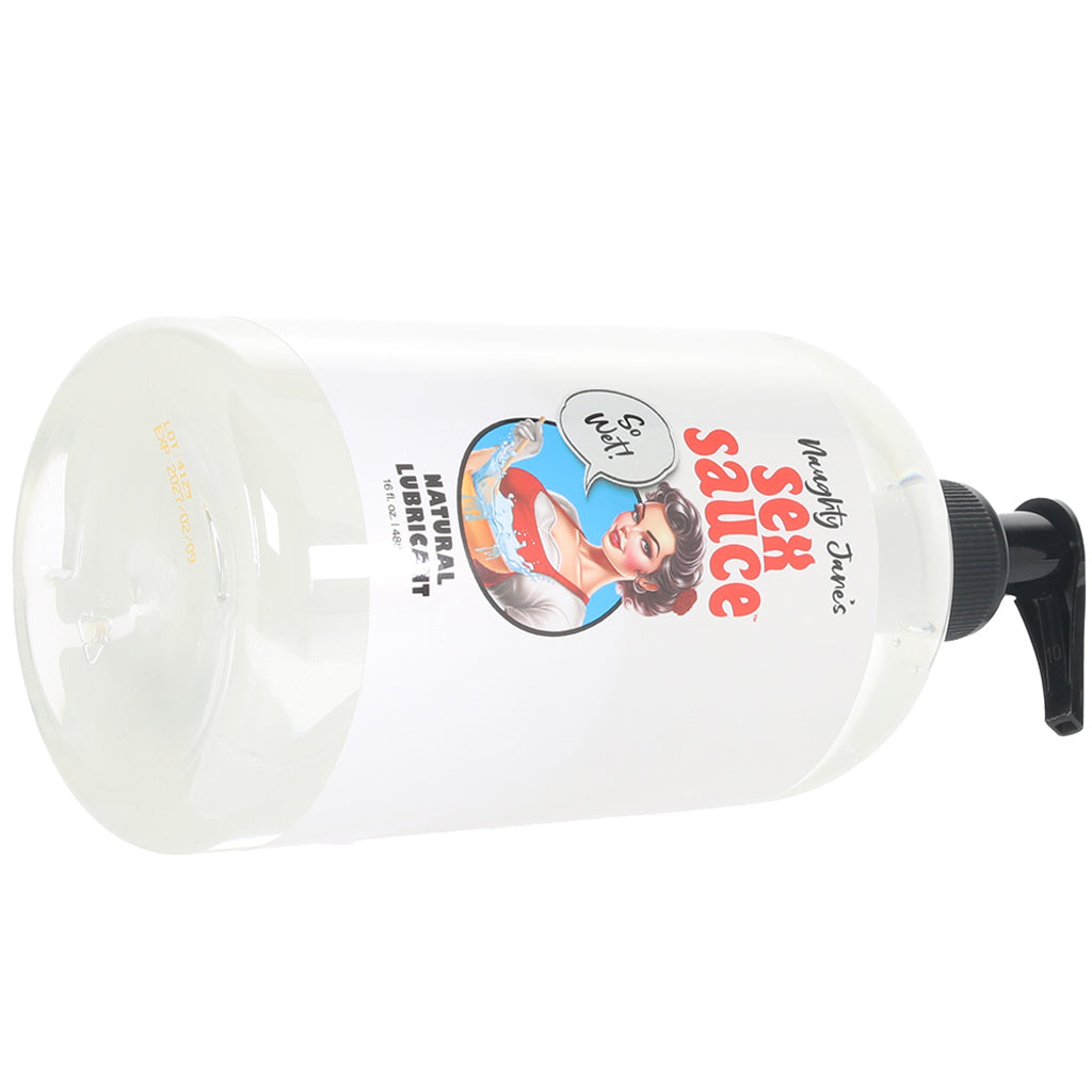 Naughty Jane's Sex Sauce Natural Lubricant in 16oz/488ml Lubes and Lotions > Water Based Sex Lubes
