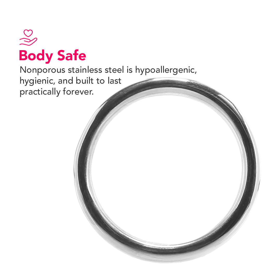 Stainless Steel 3 Piece Cock Ring Set Cock Rings