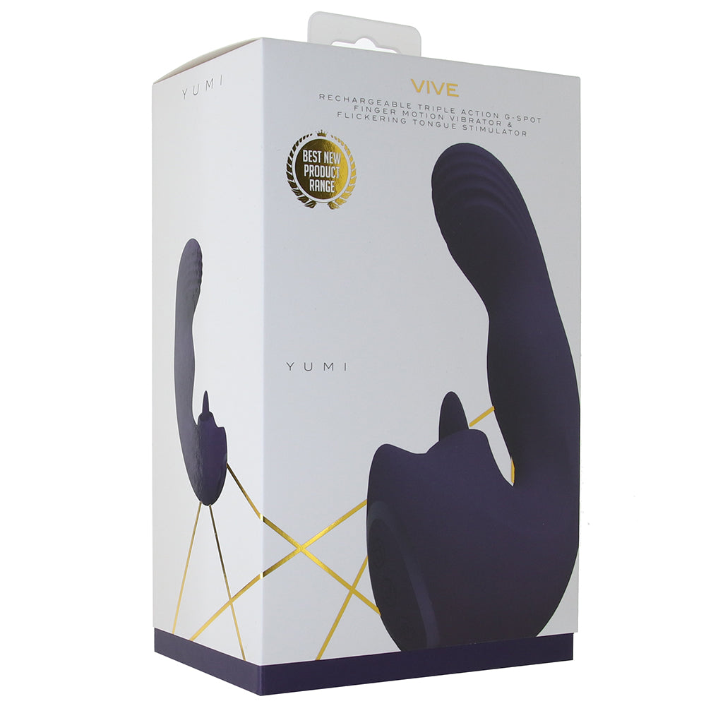 Vive Yumi Triple Action Flickering G-Spot Vibe Vibrators > G-Spot Vibrators