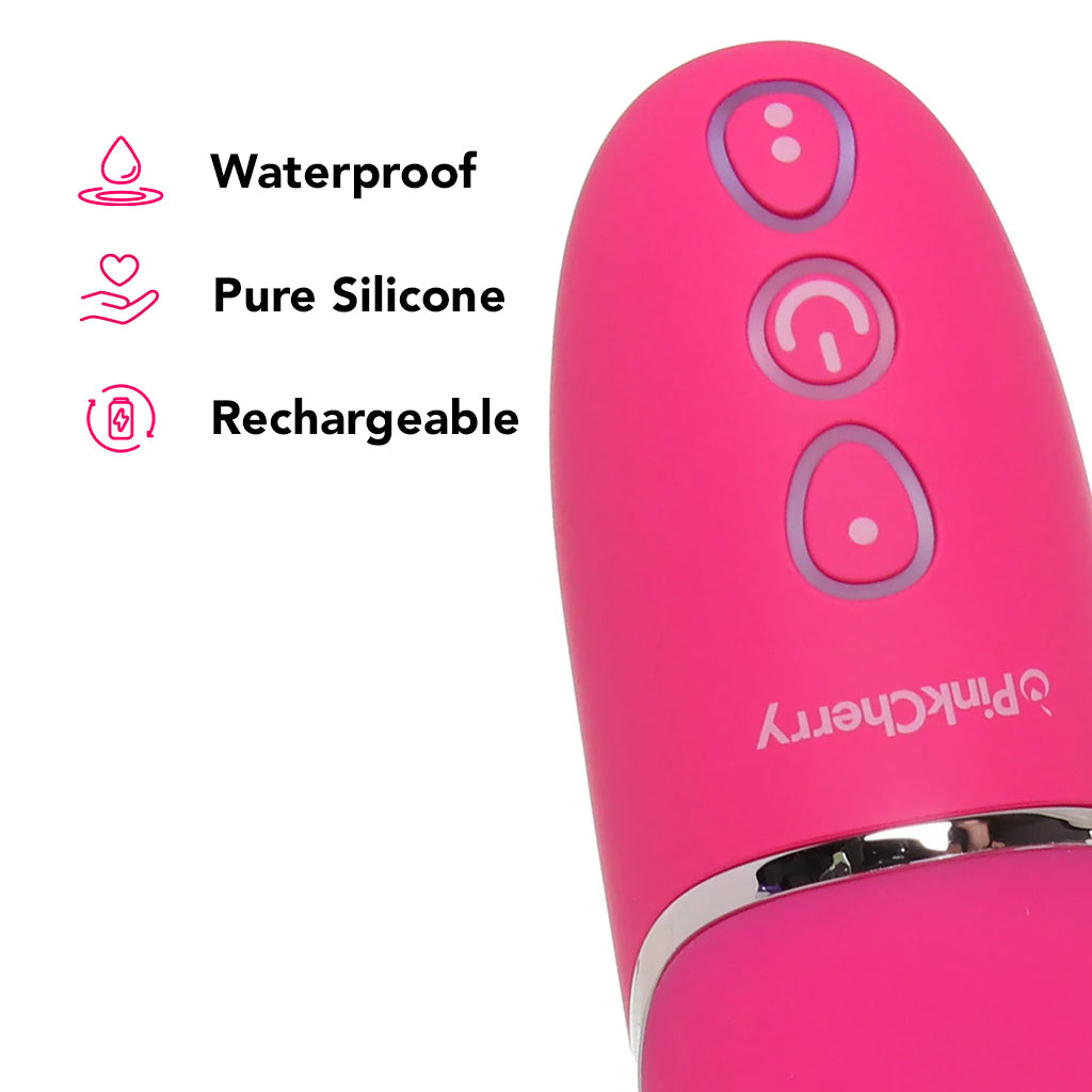 PinkCherry Warming G-Spot Rabbit Vibe in Pink Vibrators > Rabbit Vibrators
