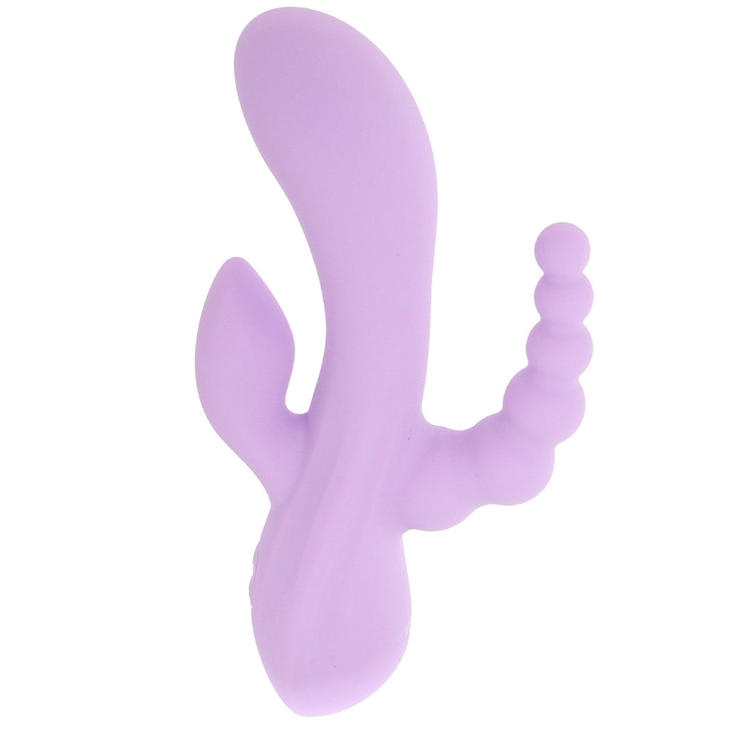 Flex Bend & Hold Triple Rumbler Vibe Vibrators > Rabbit Vibrators