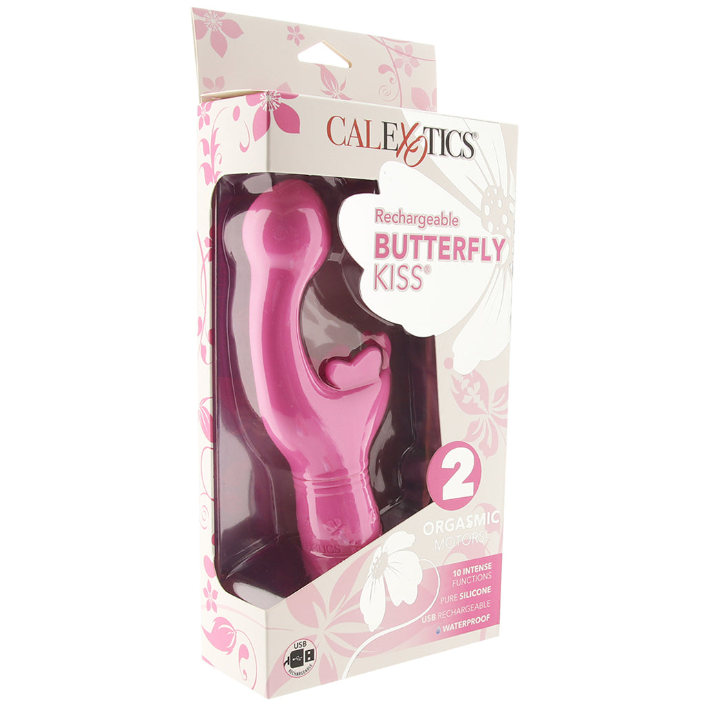 Rechargeable Butterfly Kiss Vibrator in Pink Vibrators > G-Spot Vibrators