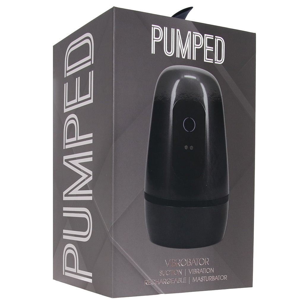 Pumped Vibrobator Masturbator in Gunmetal