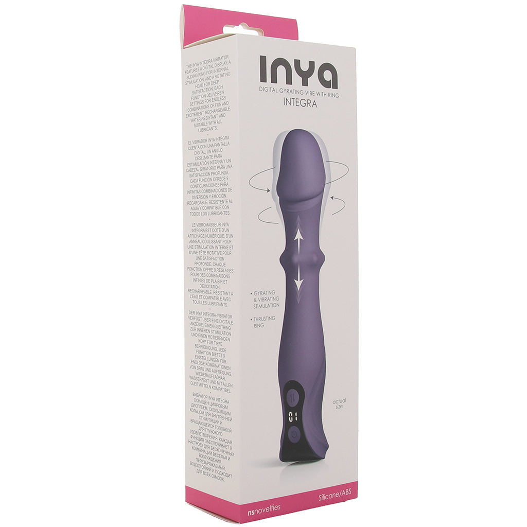 Inya Integra Digital Gyrating Vibe with Thrust Ring Vibrators > G-Spot Vibrators