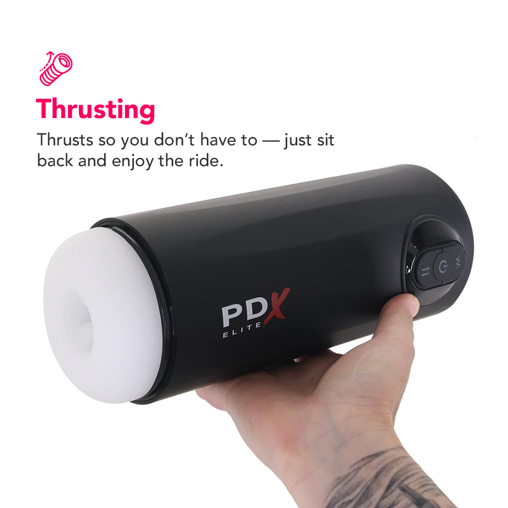 PDX Elite Moto Milker Thrusting Auto Stroker Male Masturbators > Auto Strokers