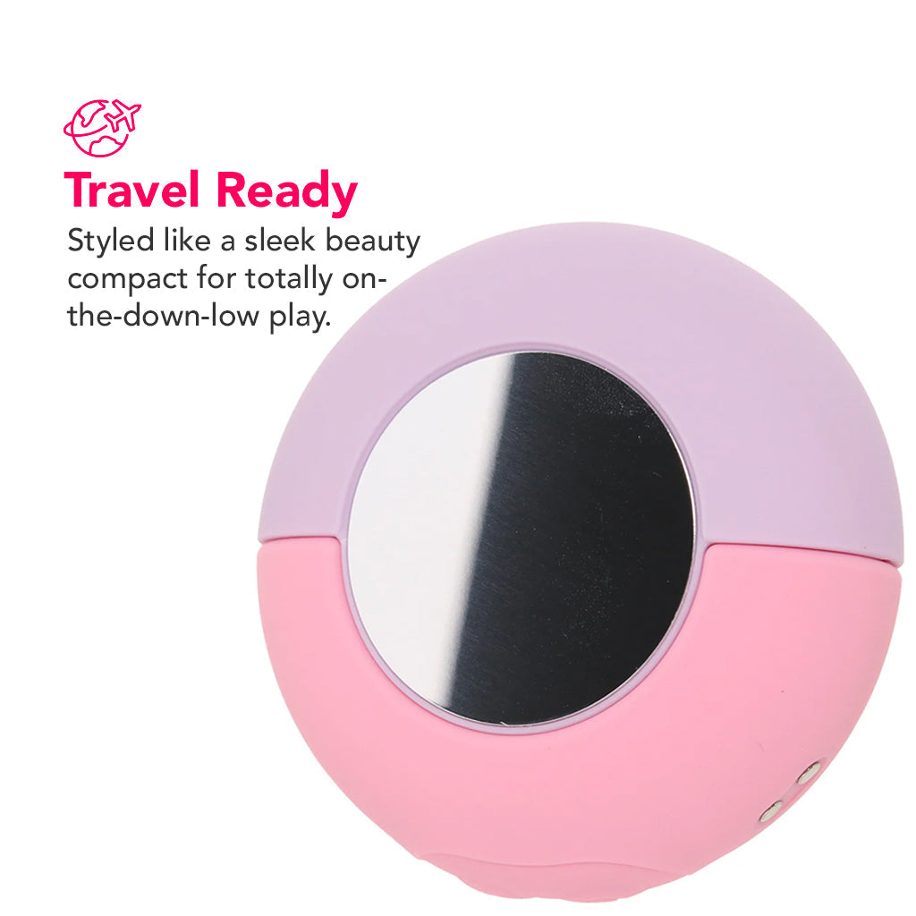 Play with Me Pout & Play Compact Dual Vibe Vibrators > Clitoral Stimulators