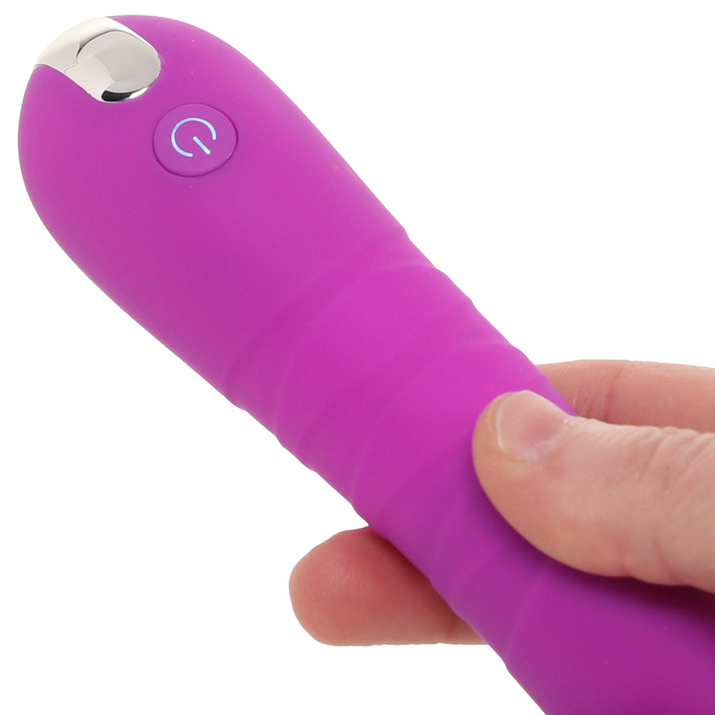 Bang! Thrusting Silicone Vibe in Purple Vibrators > G-Spot Vibrators