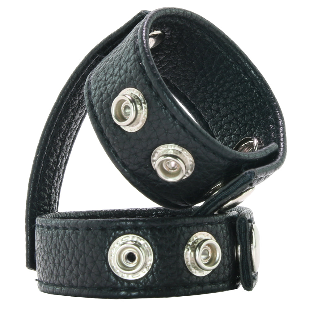 Blue Line Duo Snap Cock and Ball Ring Bondage and Fetish > Cock and Ball Devices