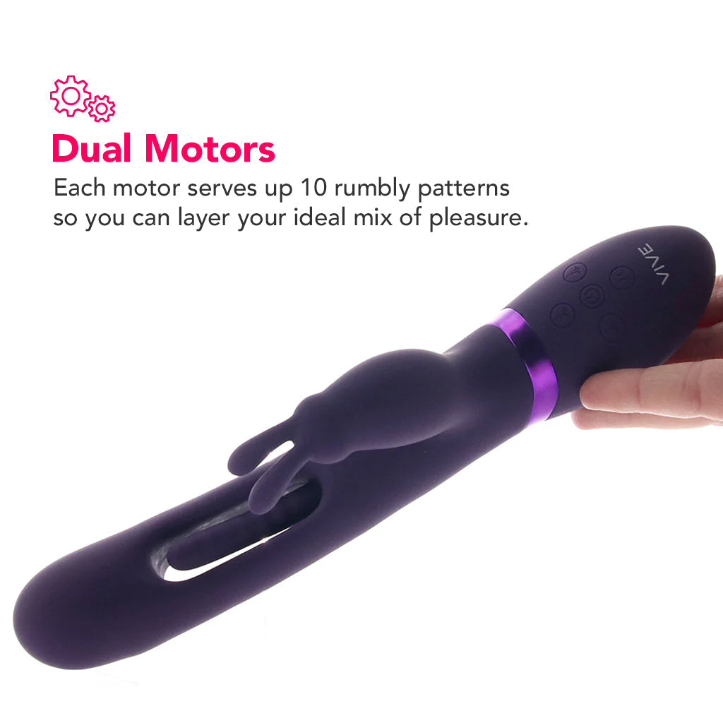 Vive Mika Triple Action Rabbit Vibe Vibrators > Rabbit Vibrators