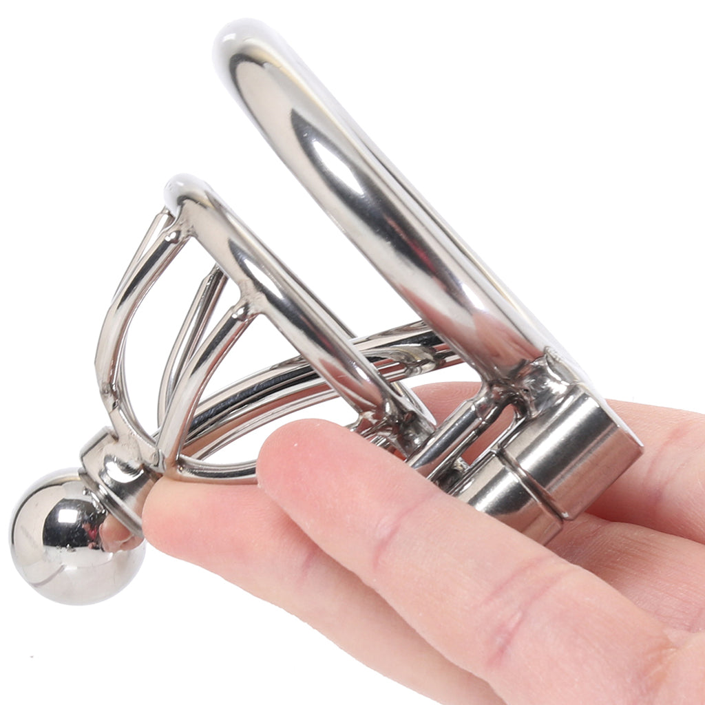 Lockmaster Inverted Urethral Straw Micro Chastity Cage Bondage and Fetish > Cock and Ball Devices