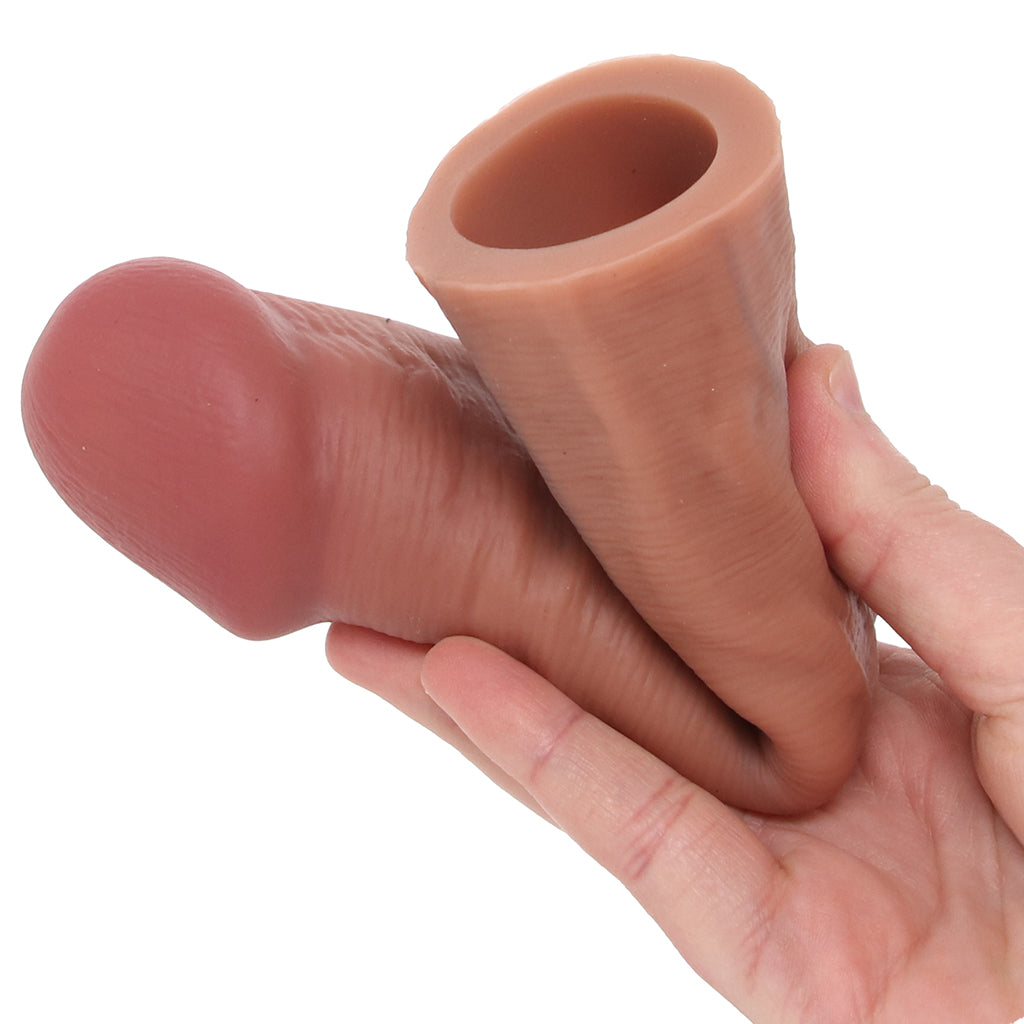 Jock 1.5 Inch Silicone Penis Extension in Tan Male Enhancement > Extenders and Sleeves