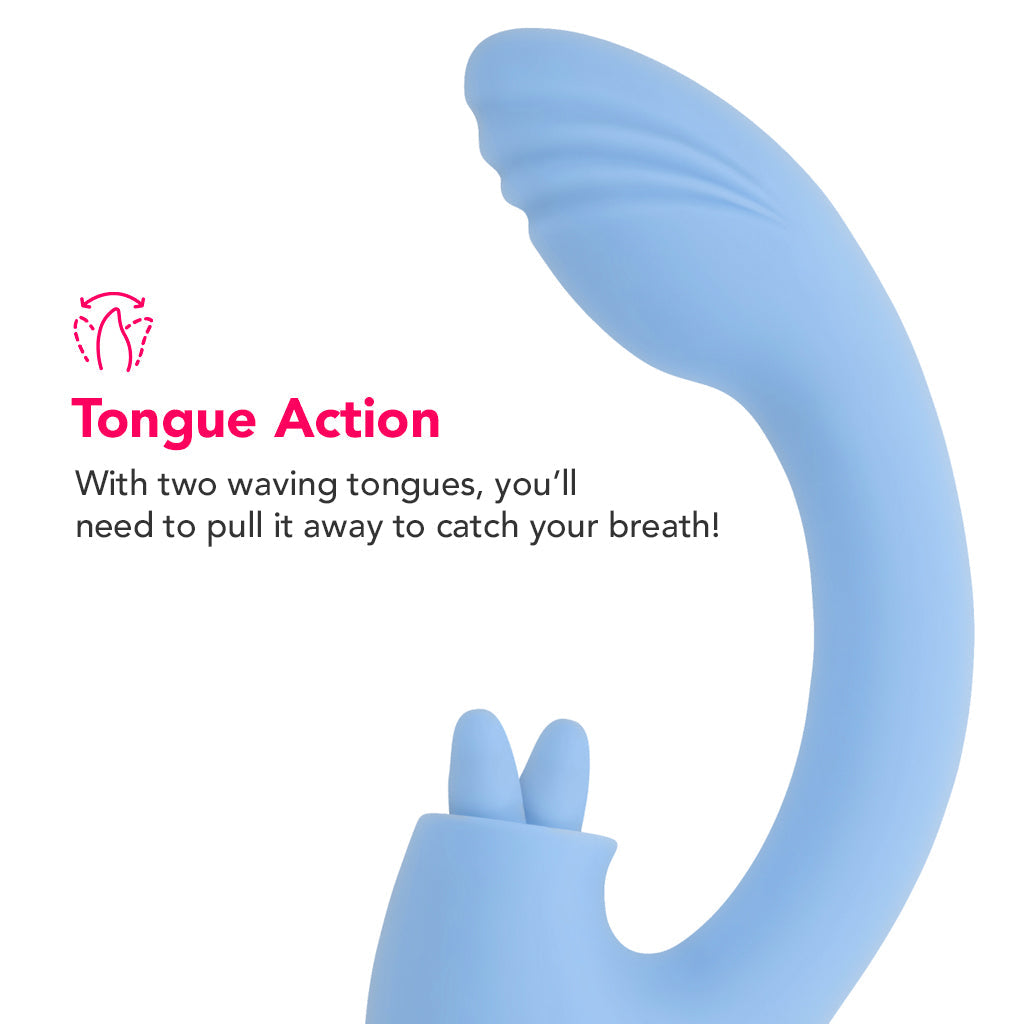 Playboy Sapphire Sky Rabbit Vibe Vibrators > Rabbit Vibrators
