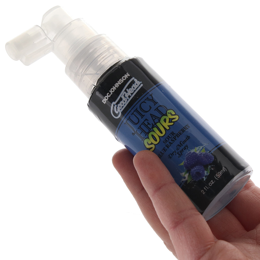 GoodHead Juicy Head Sours Mouth Spray 2oz/59ml in Blue Rasp Lubes and Lotions > Flavored Sex Lubes